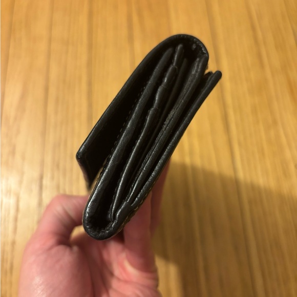 Coach black snakeskin leather accent wallet - Picture 5 of 13